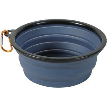 Zolux Bvk Voerbak Opvouwbaar Siliconen Blauw (0.40 cl), Ciotola mangime + Dosatore