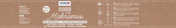 Image du produit Glorex Cordon de macramé (85 m)