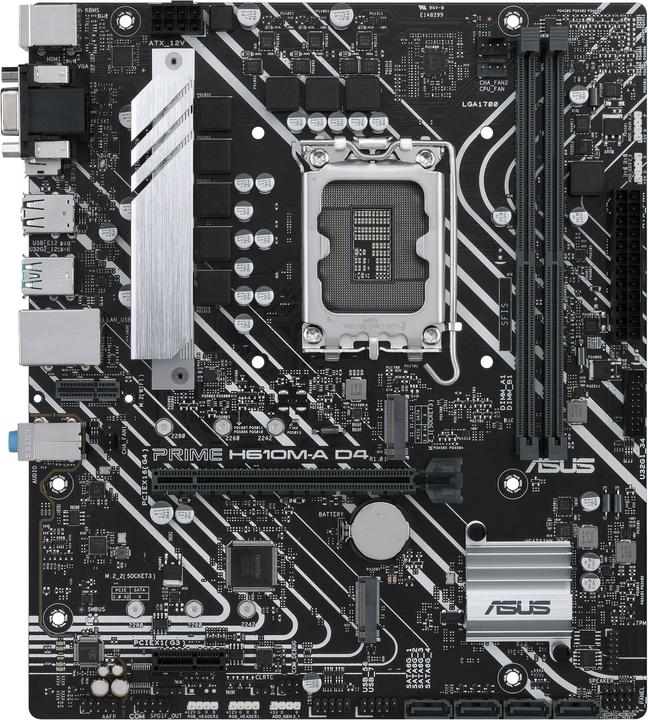 Image du produit ASUS PRIME H610M-A D4 (LGA 1700, Intel H610, mATX)