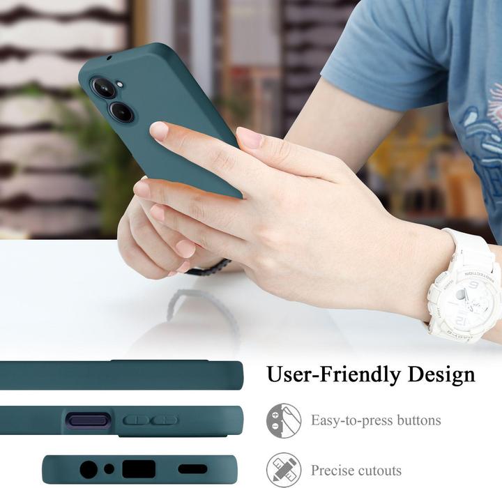 Image du produit Cadorabo Housse pour Realme 10 4G TPU avec protection liquide en silicone (Samsung Galaxy S10)