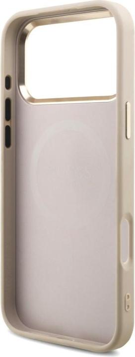 Immagine prodotto Guess Case Magsafe 4G PU Leather Case With Triangle Logo And Gold Metal Camera Frame For iPhone 17 P (Apple iPhone 17 Pro Max)