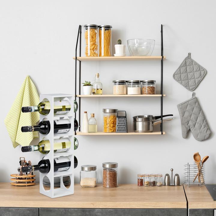 Productafbeelding Relaxdays Wijnrek (14 x 12 x 53 cm, 5 Flessen)