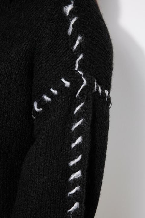 Produktbild Studio Untold Pullover, oversized, Colornähte, Langarm (56)