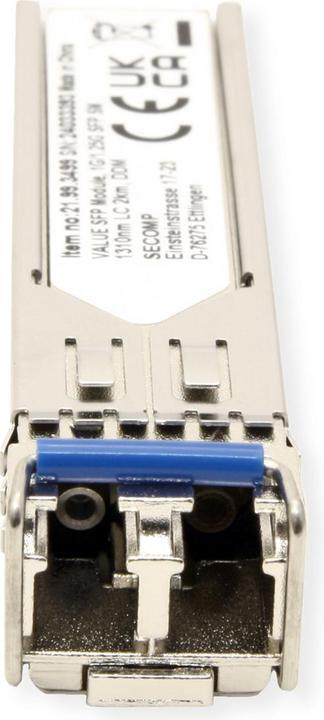Produktbild Value Generisches SFP, LC, 1G/1,25G SingleMode 2km, DDM
