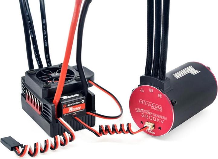 Produktbild Surpass Hobby Rocket V2 supersonic 3665 brushless motor 2200KV with 80A ESC combo