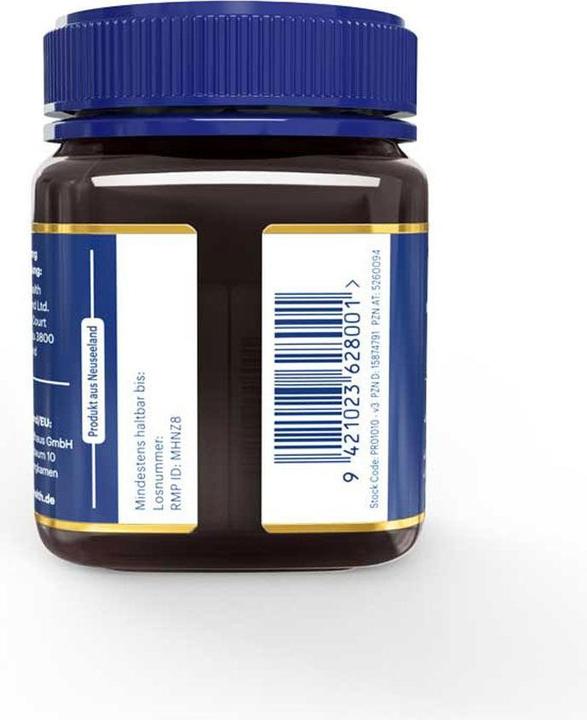 Nährwerte und Zutaten Manuka Health 100+ Manuka Honig (250 g)