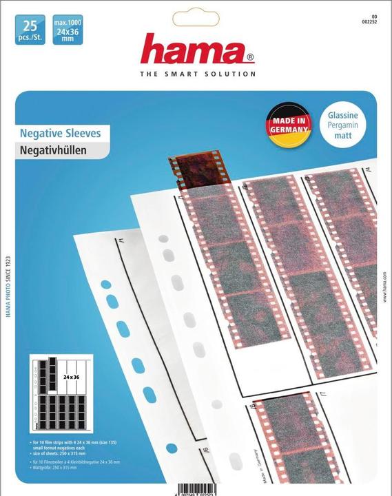 Produktbild Hama Negativ Hüllen (31.5 x 25 cm, 25 x)