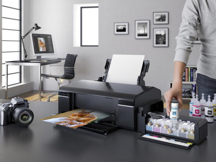 Produktbild Epson L805 - Farbe - 5760 x 1440 DPI - A4 - Schwarz (Farbe)