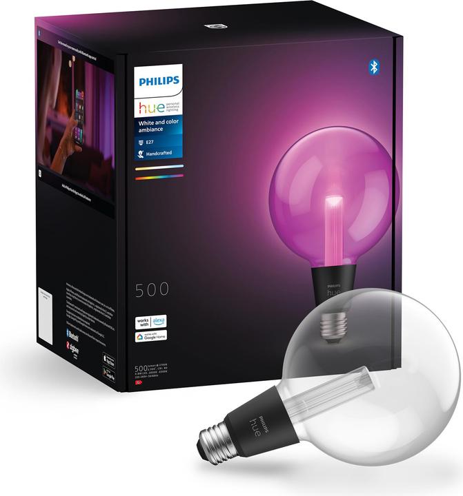 Actual product image Philips Hue White & Colour Ambiance Lightguide Giant Globe (E27, 500 lm, 1 x)