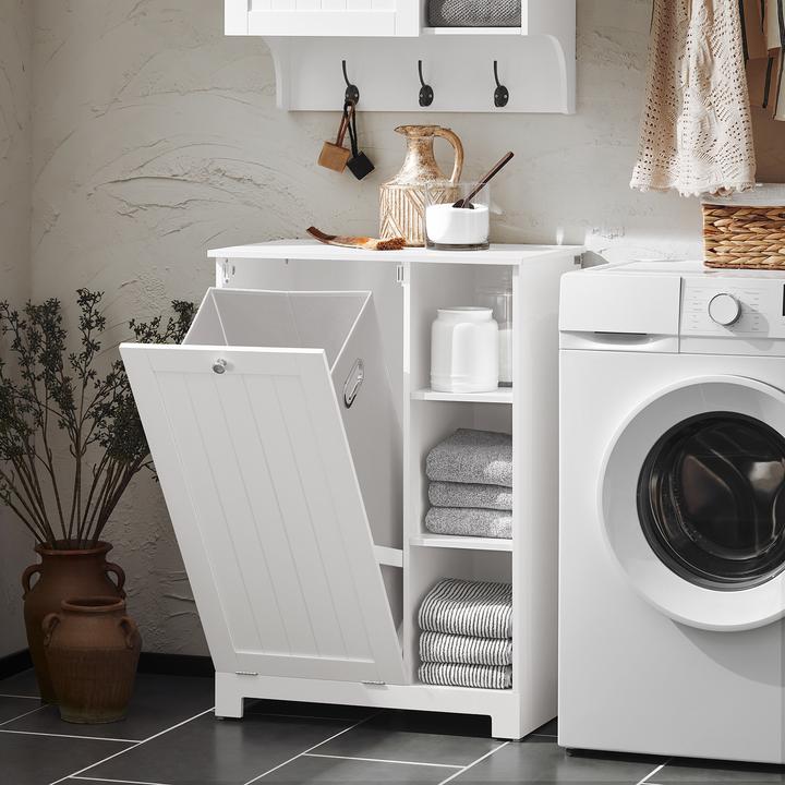 Actual product image SoBuy Laundry cupboard with laundry bag (60 x 37 x 86 cm)