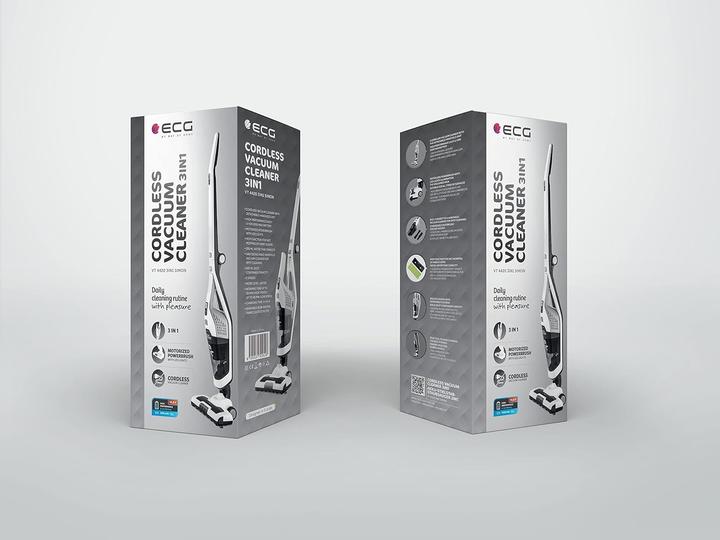 Actual product image ECG VT 4420 3in1 Simon Stick vacuum cleaner, Up to 60 minutes run time per charge
