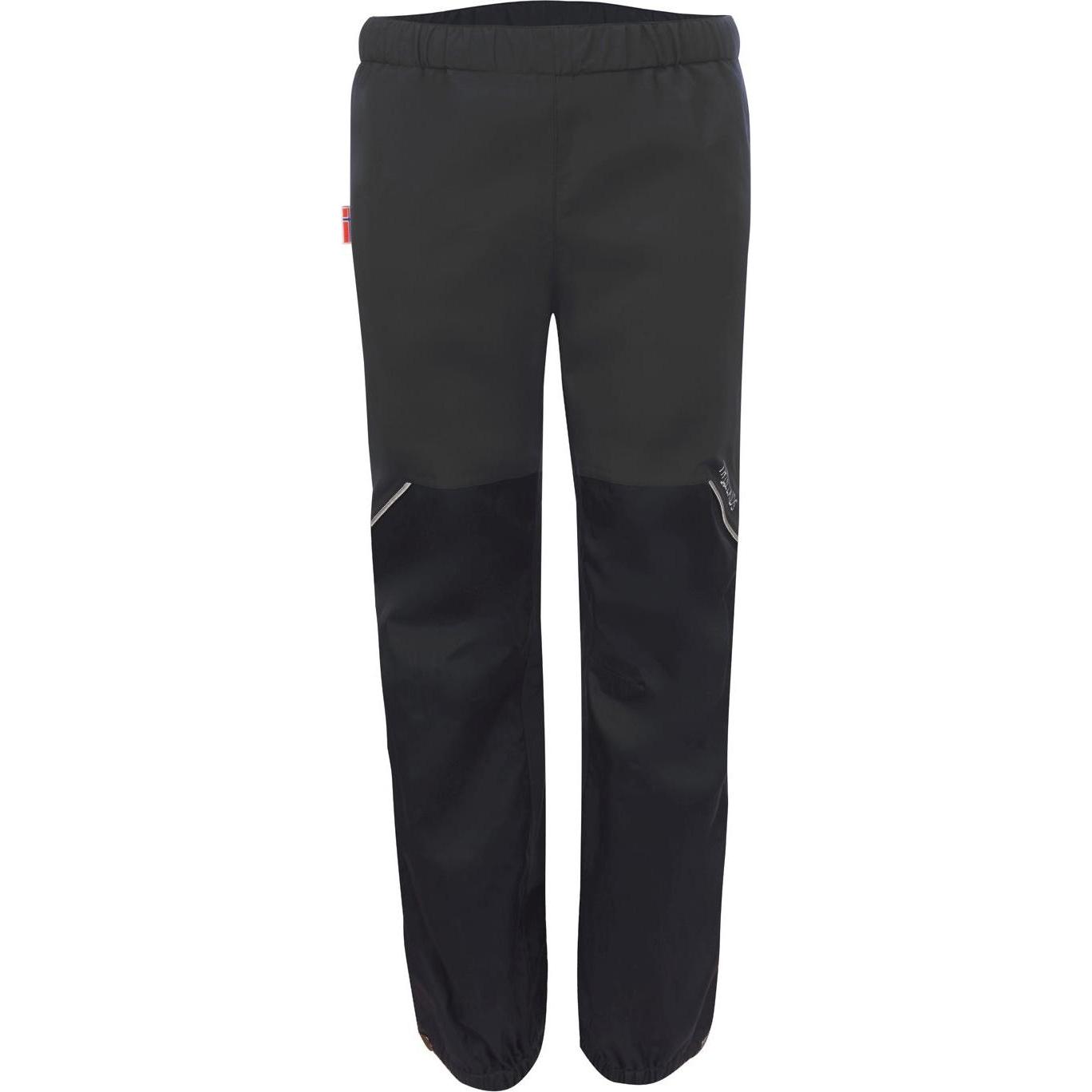 Trollkids, Unisex, Outdoorhose, Kid's Lofoten Rain Pants (92), Schwarz, 92
