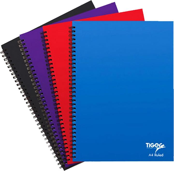 Immagine prodotto Tiger Stationery Quaderni rilegati ad anelli (A4, Righe)