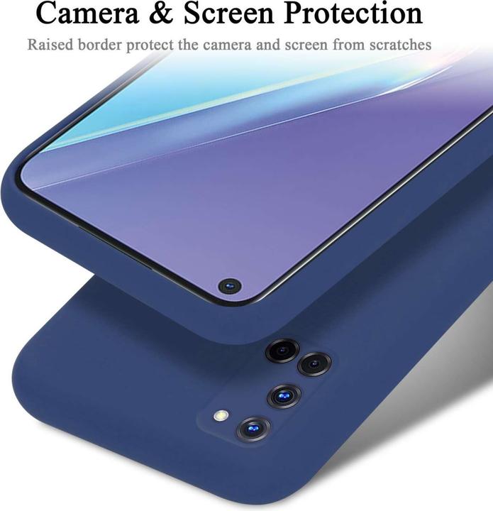 Actual product image Cadorabo Bumper Case for Oppo A92 TPU Liquid Silicone Cover for Oppo A92 (Oppo A92)