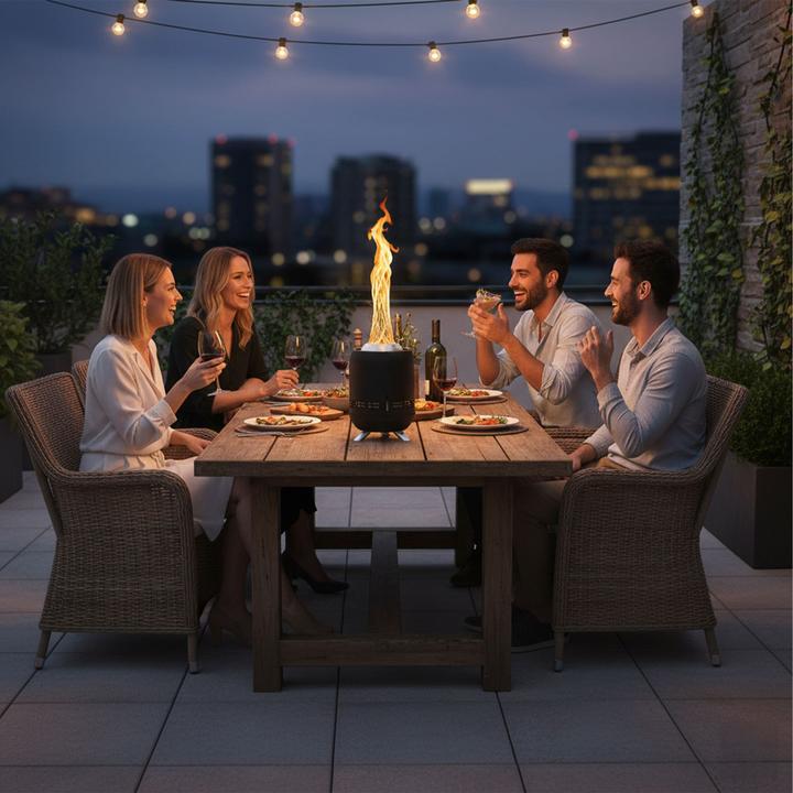 Image du produit Relaxdays Feu de table sans fumée