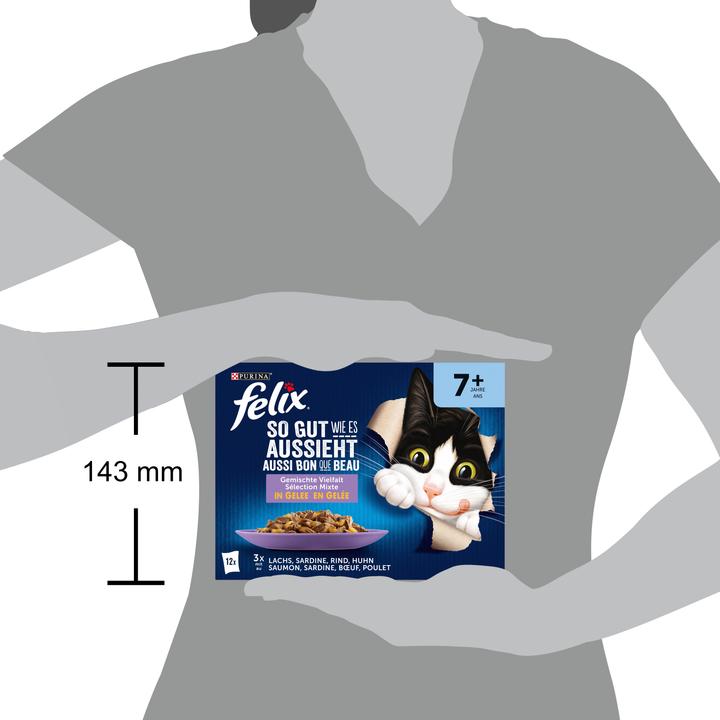 Produktbild Felix Gemischte Vielfalt (Senior, Adult, 12 Stk., 1020 g)