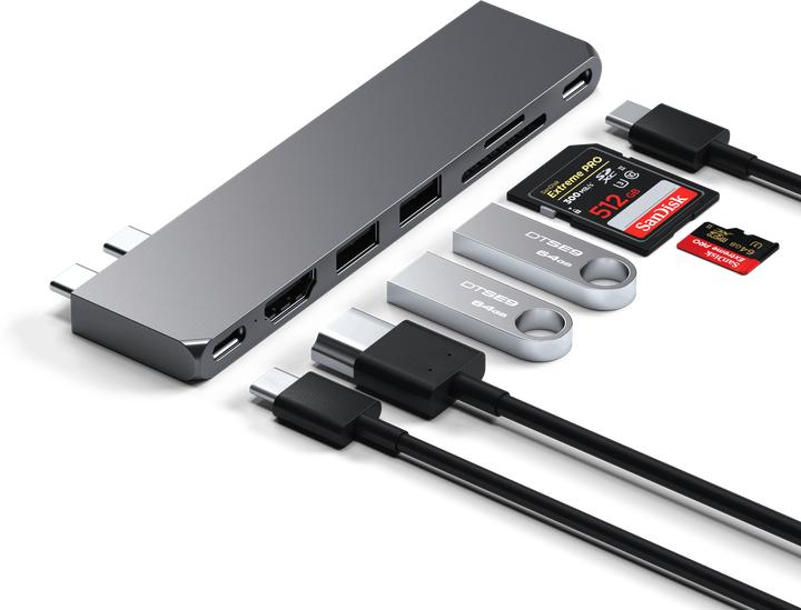 Produktbild Satechi Pro Hub Slim (USB-C, 7 Ports)