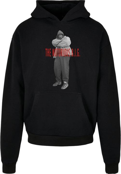 Produktbild Mister Tee Biggie Smalls Concrete Kapuzenpullover Schwer Übergross (L)