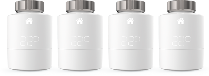 Produktbild tado° Smartes Heizkörper Thermostat – Quattro Pack
