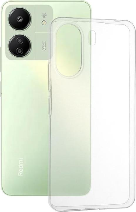 Actual product image Techsuit - Clear Silicone (Camera Protection) - Xiaomi Redmi 13C 4G / Poco C65 - Transparent (Xiaomi Poco C65)