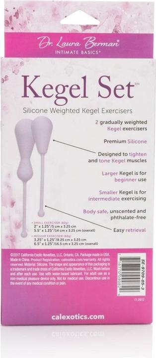 Produktbild CalExotics Kegel Set Silicone Weighted Kegel Exercisers