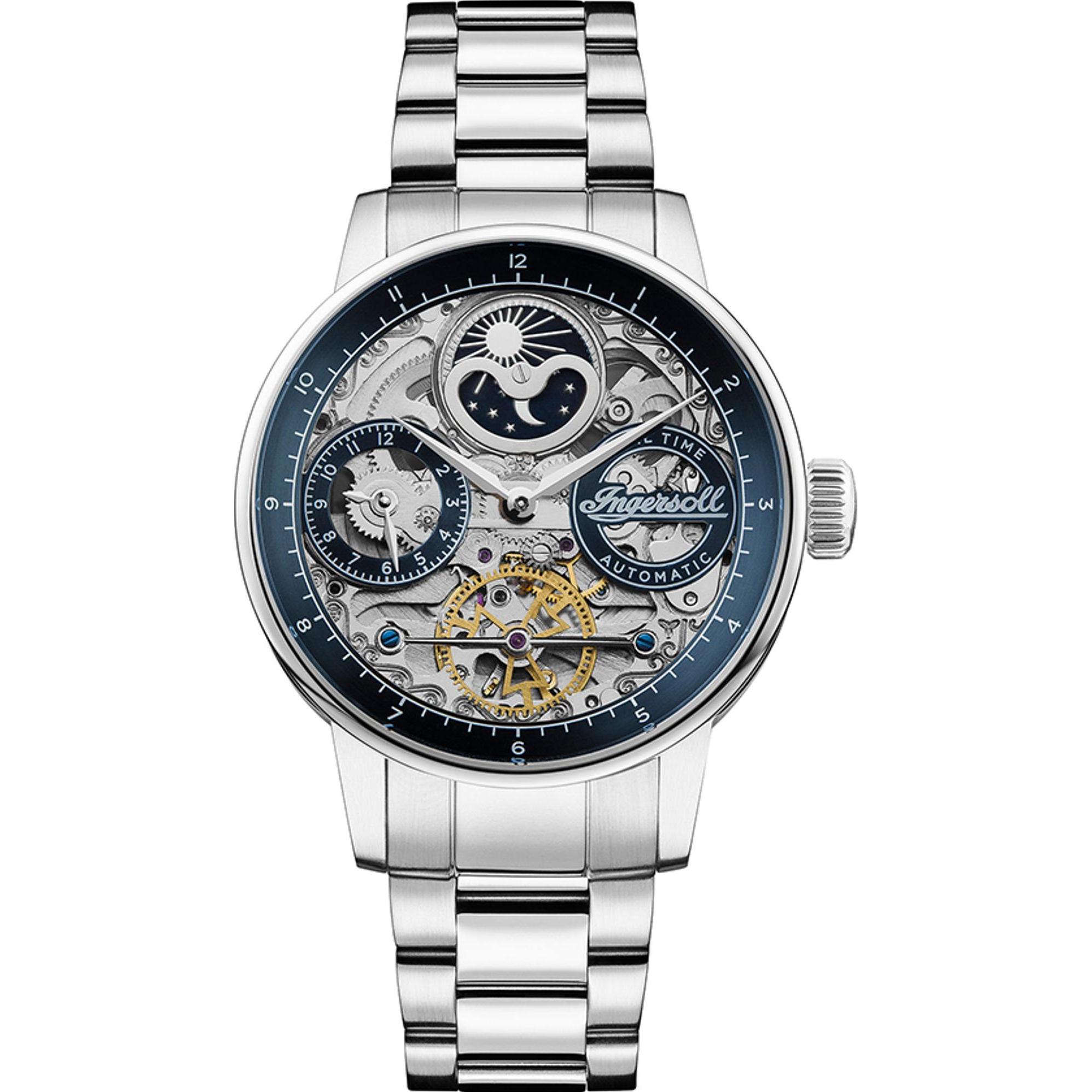 Ingersoll 1892, Armbanduhr, I07707 The Jazz, Silber, (Digitaluhr, 42 mm)