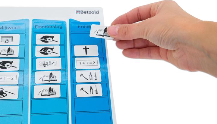 Produktbild Betzold Immerwährender Stundenplan (A4, 1 Woche / 1 Seite)