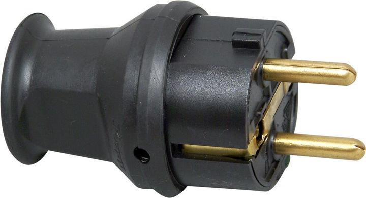 Produktbild Kopp Schutzkontakt-Stecker schwarz