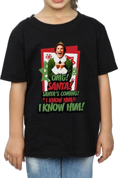 Immagine prodotto Elf OMG Santa Maglietta Ragazze (140, 146)
