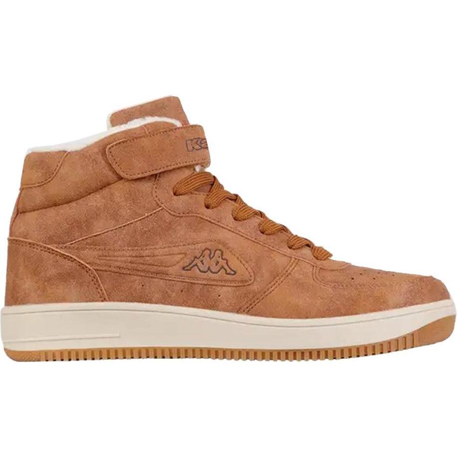 No Name, Uomini, Sneaker, Kappa Bash Mid Fur Brown Scarpe 242799 5443 37, Marrone, (37)