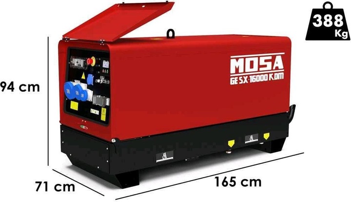 Produktbild Mosa GE SX 16000 KDM Diesel Notstromaggregat14,4 kW ATS (38 l)