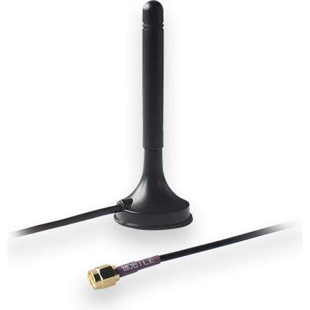 Teltonika Antenne LTE-Antenne 2 DBI magnetischer Typ mit 3 m Kabel SMA-Stecker (4G), Netzwerkantenne