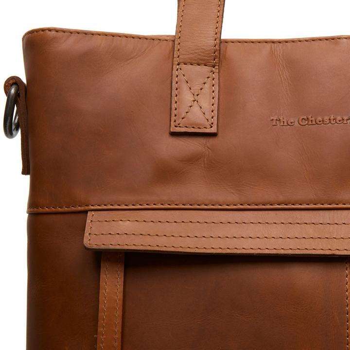 Productafbeelding The Chesterfield Brand Nunavik schoudertas leer 33 cm laptopvak (11 l)