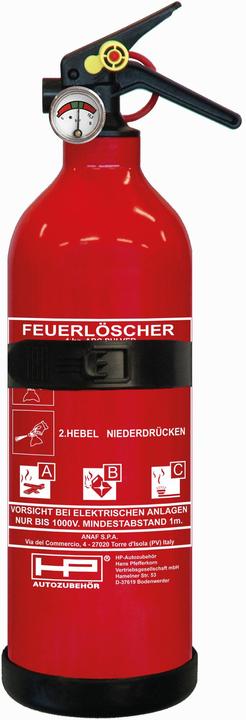 Produktbild HP Autozubehör Feuerlöscher 1 kg (A, B, C)