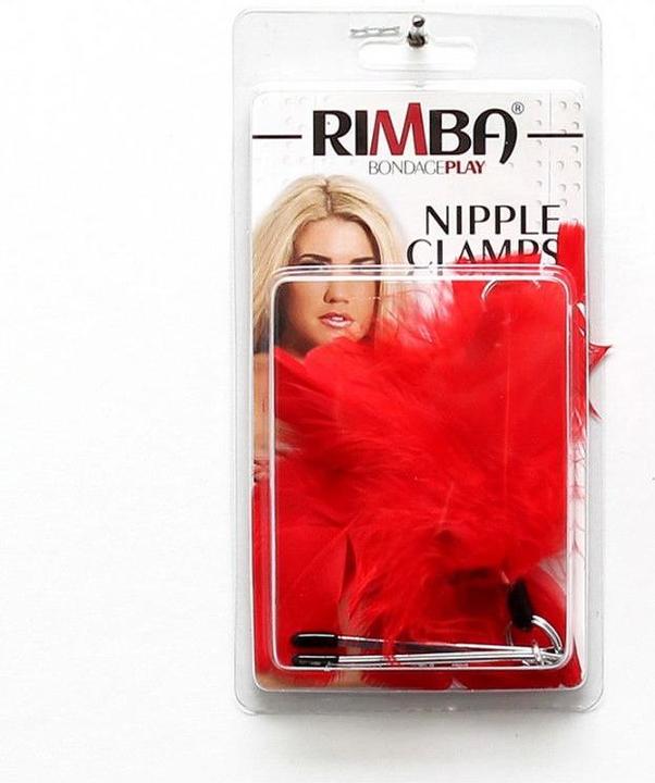 Produktbild Rimba Verstellbare Pinzette Nippelklammern mit Federn - Rot