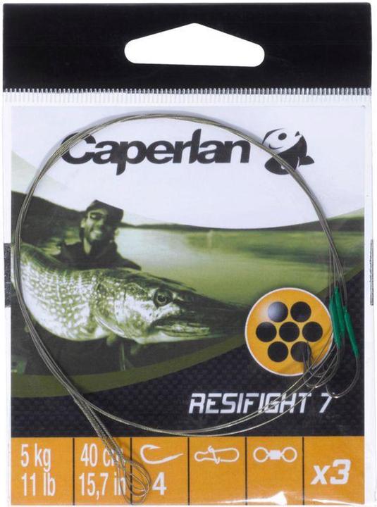 Produktbild Caperlan Vorfach Einfachhaken 5 kg (40 cm)