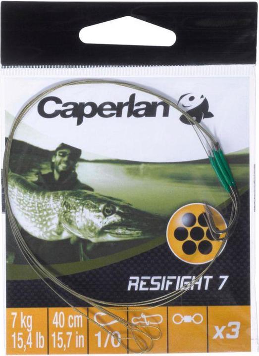 Produktbild Caperlan Vorfach Einfachhaken 7 kg (40 cm)