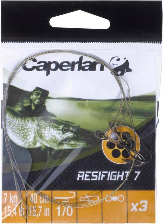 Immagine prodotto Caperlan Leader in acciaio Leader Ryderhook (40 cm)