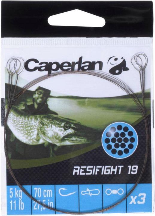 Immagine prodotto Caperlan Leader steel predator 2 loop (70 cm)