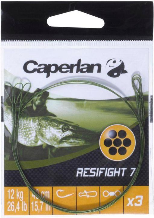 Produktbild Caperlan Vorfach Stahlvorfach zum Posenangeln (40 cm)