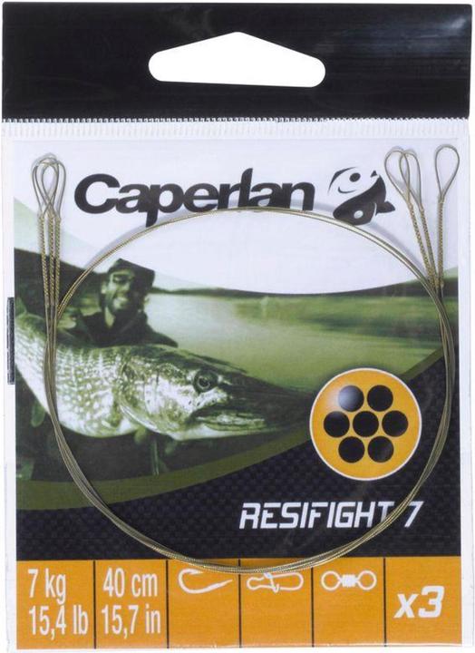 Image du produit Caperlan Bas de ligne Bas de ligne en acier Résistant aux morsures 7 kg