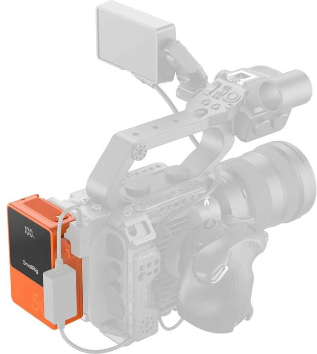 Actual product image SmallRig VB50 mini V Mount Batteryï¼Orangeï¼4871 (Camera battery)