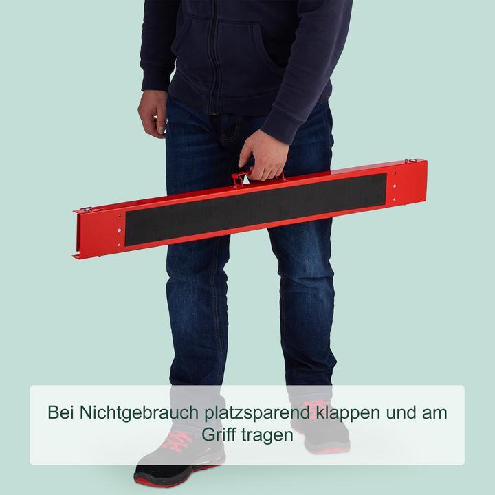 Actual product image Relaxdays Klappbarer Arbeitsbock 100 kg 2er Set (100 cm, 49 cm)