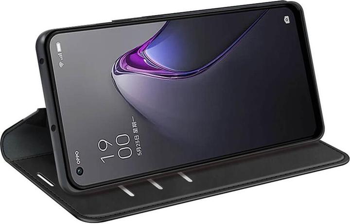 Actual product image Cover-Discount OPPO Reno8 - Stand Flip Case Cover black (Oppo Reno 8)