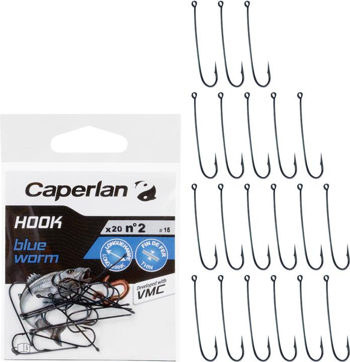 Caperlan Hook Oehrhaken worm