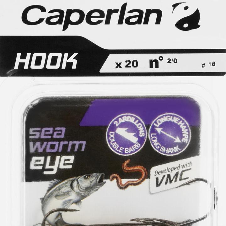 Produktbild Caperlan Haken mit Oehr Wurmhaken
