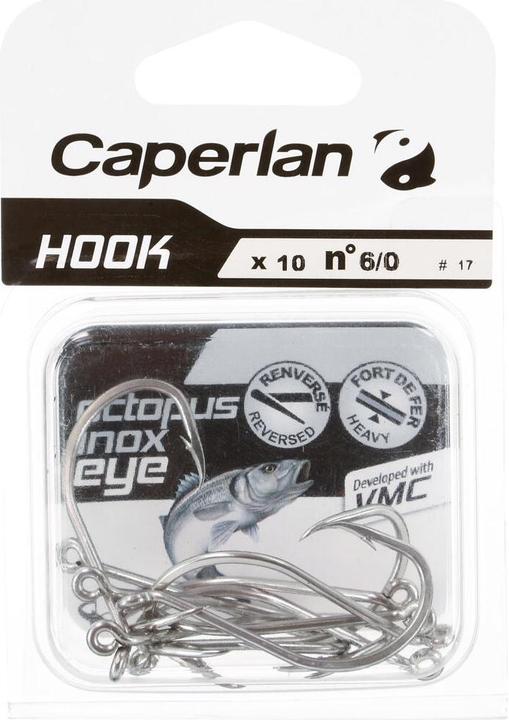 Actual product image Caperlan Hook Octopus Eye stainless steel