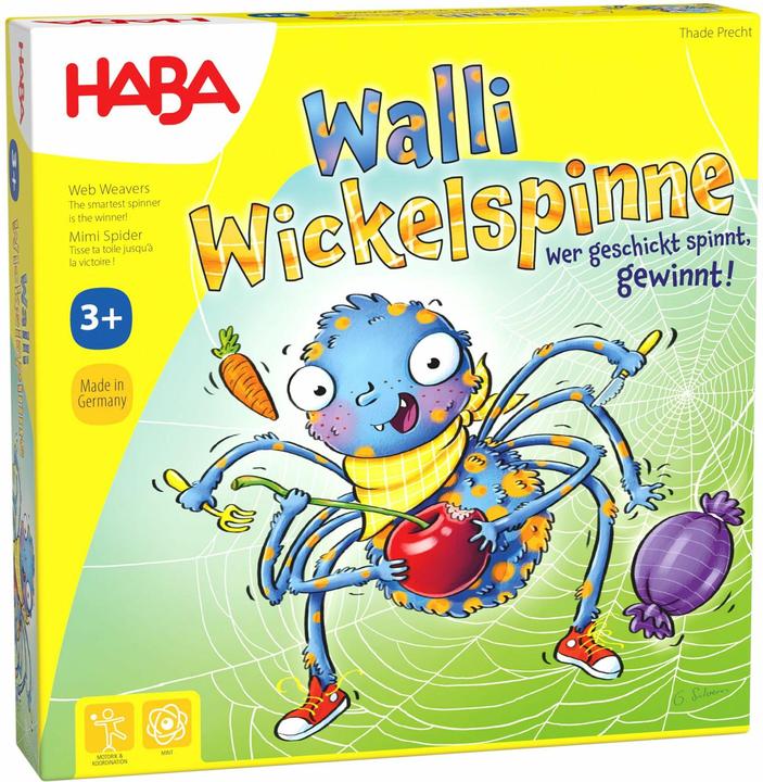 Haba Walli winding spider (German, 2 - 4 Players)
