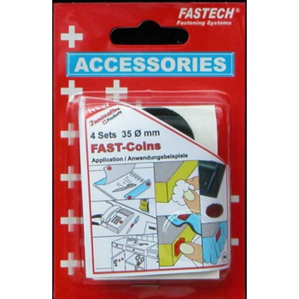 Thumbnail - Fastech, Klettband, 4 SETS FAST-COINS PS-A69 (47 mm)