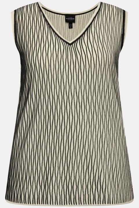 Actual product image Ulla Popken Textured Wool Blend Tank (46, 48)